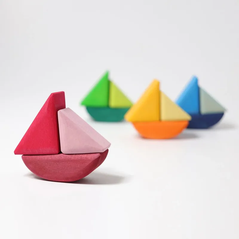Exclusieve Aanbieding GRIMMS schommelbootjes regenboog 1 jr+