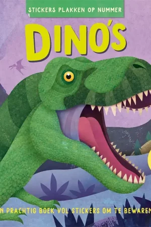 Stickers plakken op nummer Dino's Op = Op