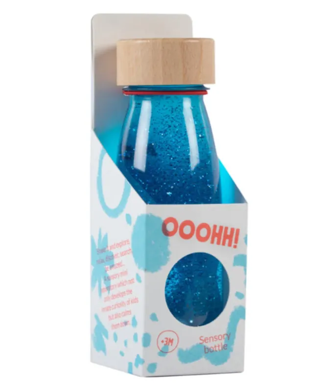 Actieprijs Petit Boum sensorische fles Float blue 3 mnd+