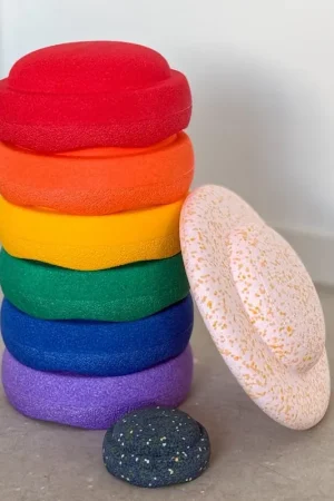 Nu Kopen Stapelstein Water Lily special rainbow classic + balance board + gratis mini