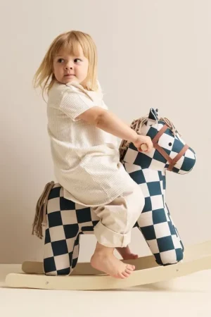Hete Deal Kids Concept hobbelpaard Miro ruitjes 18 mnd+