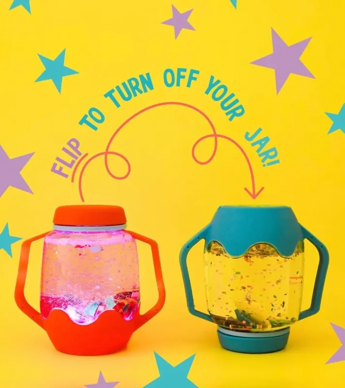 Express Levering Glo Pals sensory jar DIY set winter 3 jr+
