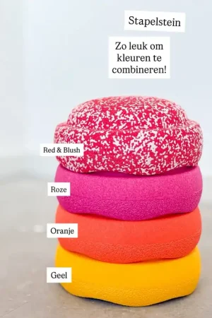 Snelle Levering Stapelstein original red & blush