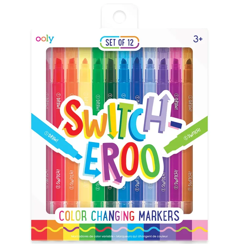 Veilige Betaling OOLY switcheroo markers 12 stks 3 jr+