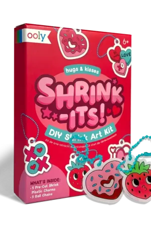 Veilige Betaling OOLY mini shrink-its DIY art kit Hugs + Kisses 6 jr+