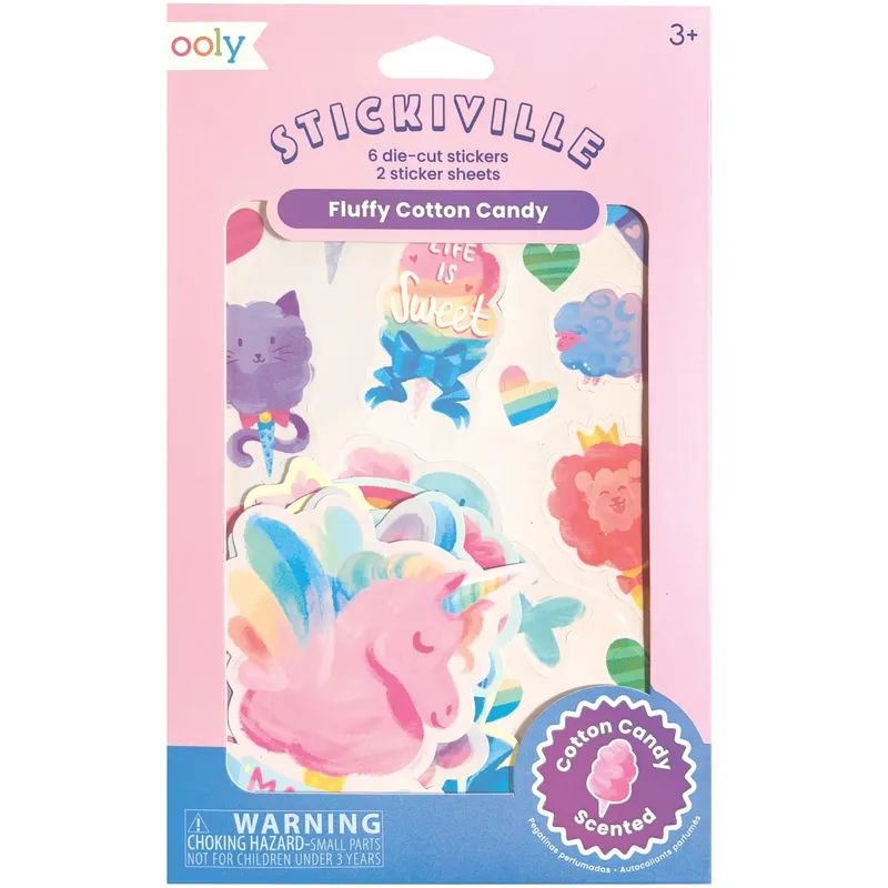 OOLY stickiville geurstickers Cotton Candy Bestseller