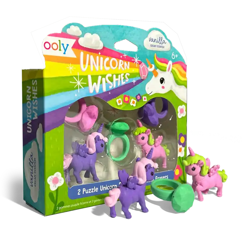 Merkproduct OOLY unicon wishes scented erasers 6 jr+