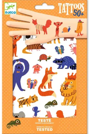 Shop Nu DJECO tattoo's Funny Animals
