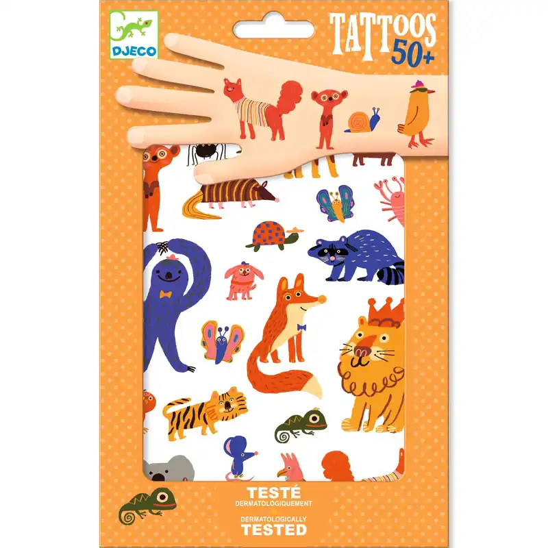 Shop Nu DJECO tattoo's Funny Animals