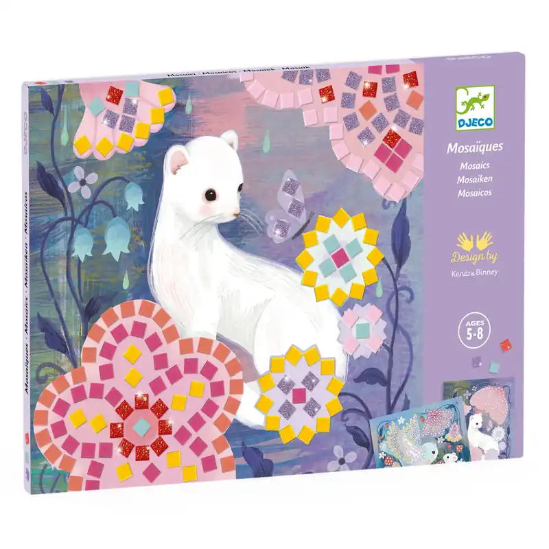 Direct Beschikbaar DJECO glitter mozaiek woodland 4 jr+