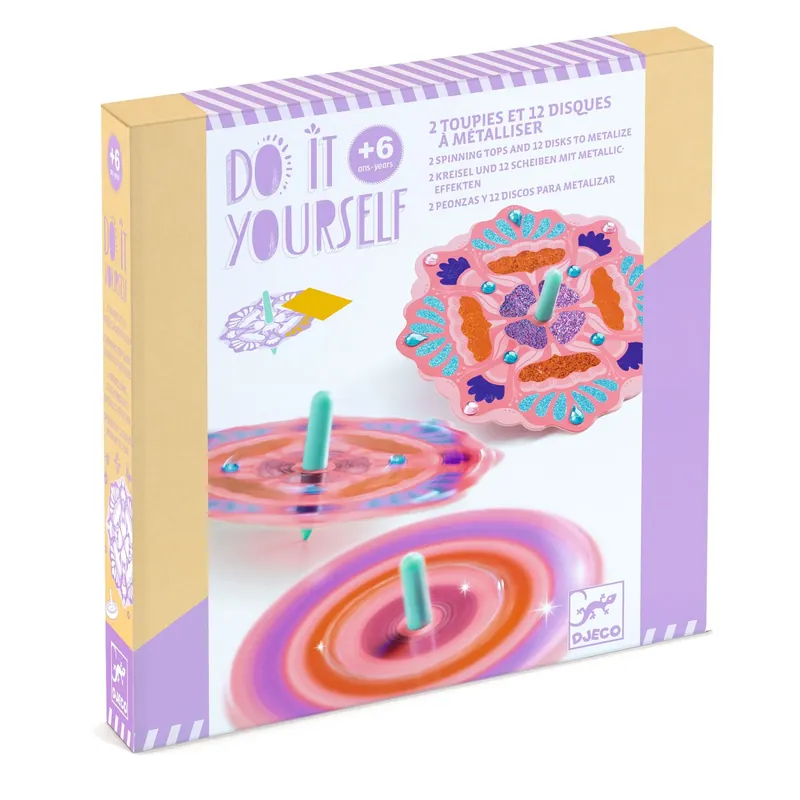 Gereduceerde Prijs DJECO DIY flower power tollen maken 6 jr+