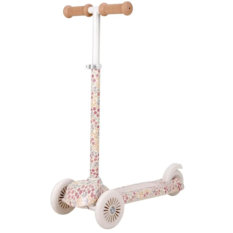 Little Dutch Step 3 wielen Sunny Flower off white 3 jr + Merkproduct