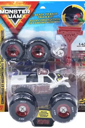 Betrouwbaar Monster Jam Truck - 1:43 - Mechanix Build N Rebuild - Zombie