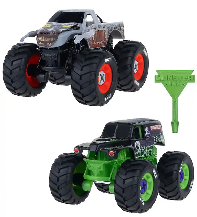 Monster Jam Trucks - 1:43 - 2-pack - Mechanix Bouwen en Herbouwe Populair