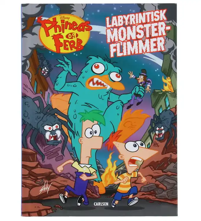 Forlaget Carlsen Boek - Phineas en Ferb: Maze Runner Monsterfilm Gratis Retour