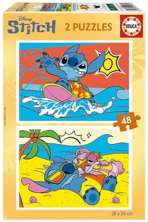 Beste Prijs Educa Puzzel - 2x48 Bakstenen - Stitch
