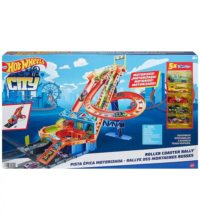 Hot Wheels Racebaan - City Roller Coaster Rally Koop Online