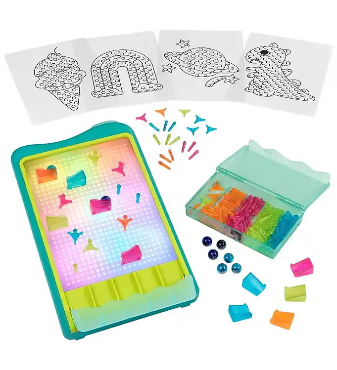 Gecertificeerd B. toys Speelgoed m. Licht - 180 Onderdelen - 32x20 cm - Light-O