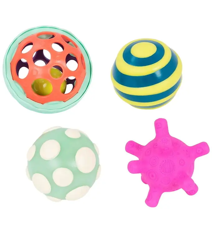 B. toys Ballen - 4 st. - Ball-a-Baloos - Lichtgevend Populair
