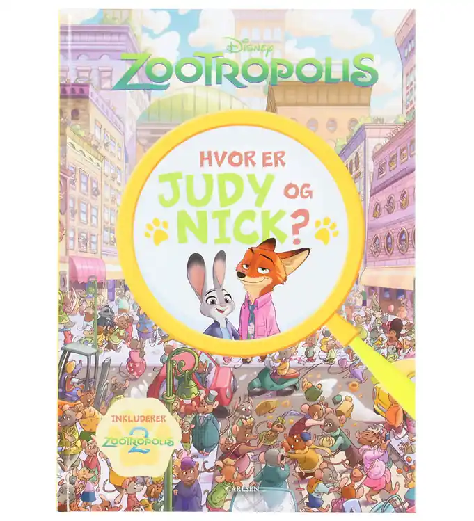 Forlaget Carlsen Boek - Disney - Waar zijn Judy en Nick? - EN Koopje