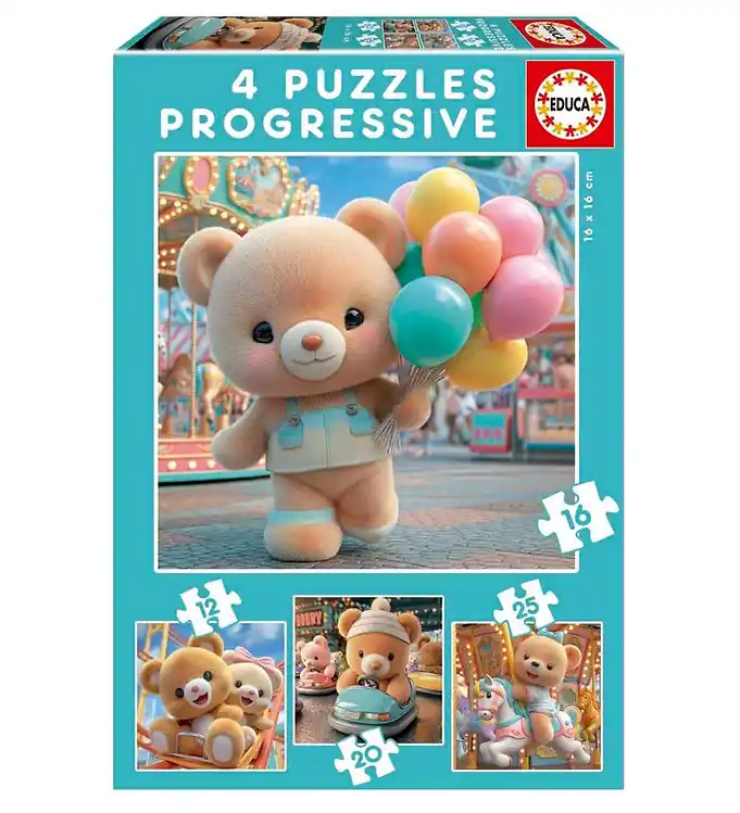 Educa Puzzel - 4 st. - My First - Teddy Bear Gecertificeerd