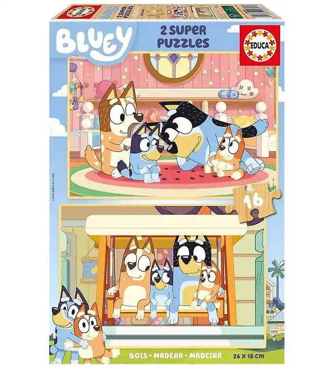 Educa Puzzel - 2x16 - Bluey Gereduceerde Prijs