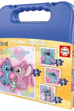 Laatste Kans Educa Puzzel - 4 stekkers.- My First - Stitch