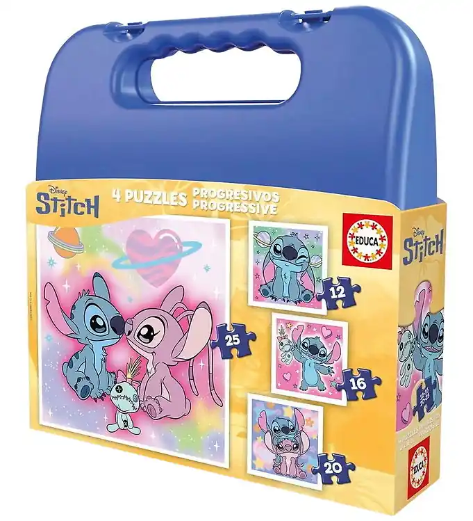 Laatste Kans Educa Puzzel - 4 stekkers.- My First - Stitch