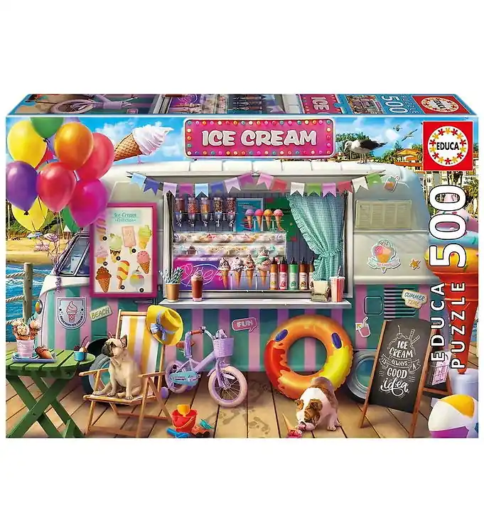 Shop Nu Educa Puzzel - 500 Bakstenen - Ice Cream Van