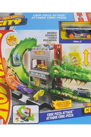 Hot Wheels Racebaan - City Nemesis Crocodile Pizzeria Direct Beschikbaar