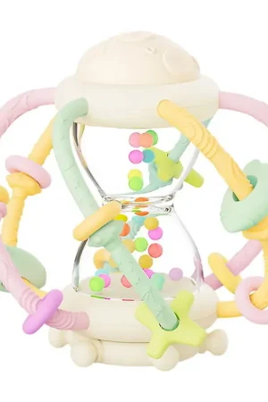 Tiny Tot Activiteitenrammelaar - 12 cm - Pastel Speciale Aanbieding
