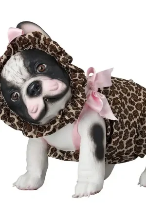 Asi Pop - 32 cm - Lily De Bulldog - Jubileumeditie - Leopard Fabrieksprijs