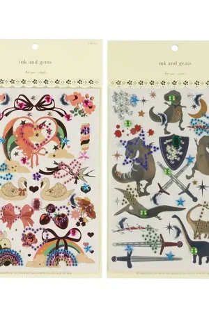 Dagaanbieding Konges Sløjd Tattoos m. Strass - Assorti
