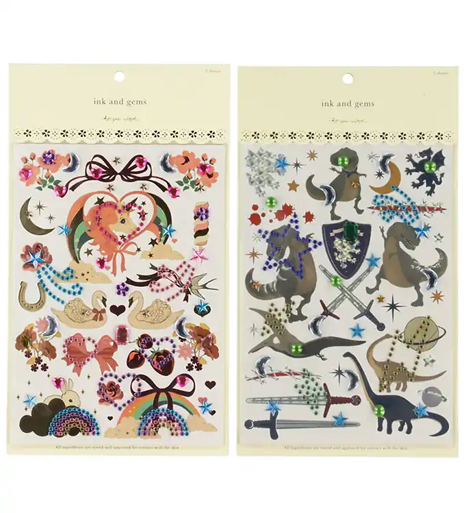 Dagaanbieding Konges Sløjd Tattoos m. Strass - Assorti