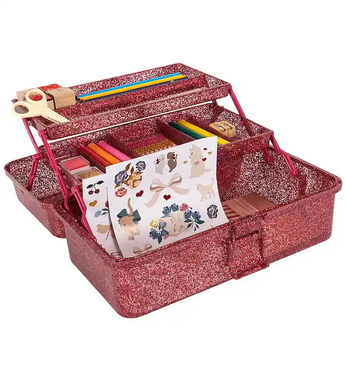Laatste Versie Konges Sløjd Creatief Opbergkist - 30 cm - 29 Onderdelen - Glitt
