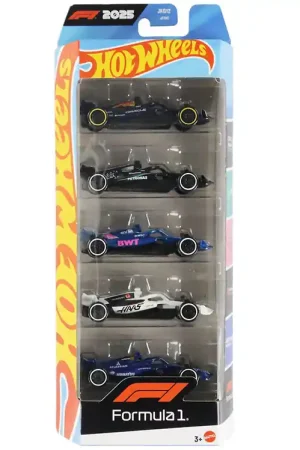 Hot Wheels Auto´s - 5-pack - Formule 1 Beperkte Voorraad
