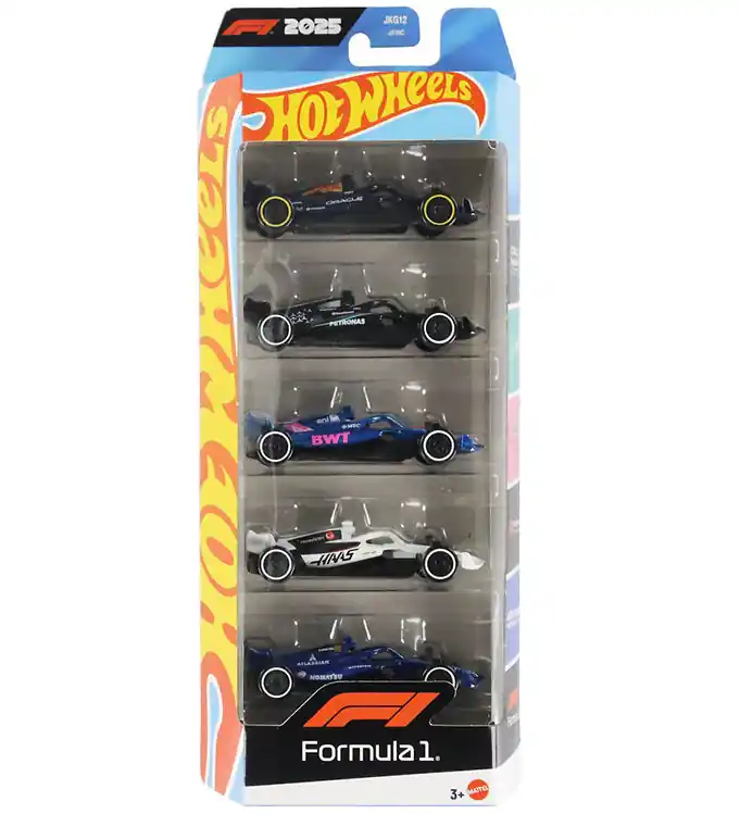 Hot Wheels Auto´s - 5-pack - Formule 1 Beperkte Voorraad