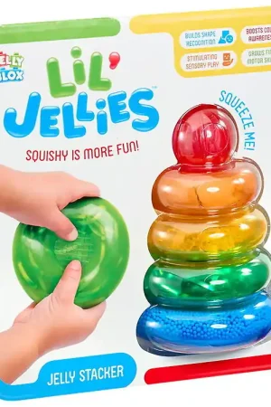 Jelly Blox Stapeltoren -26 cm - Lil' Jellies - Jelly Stapelbaar Op = Op