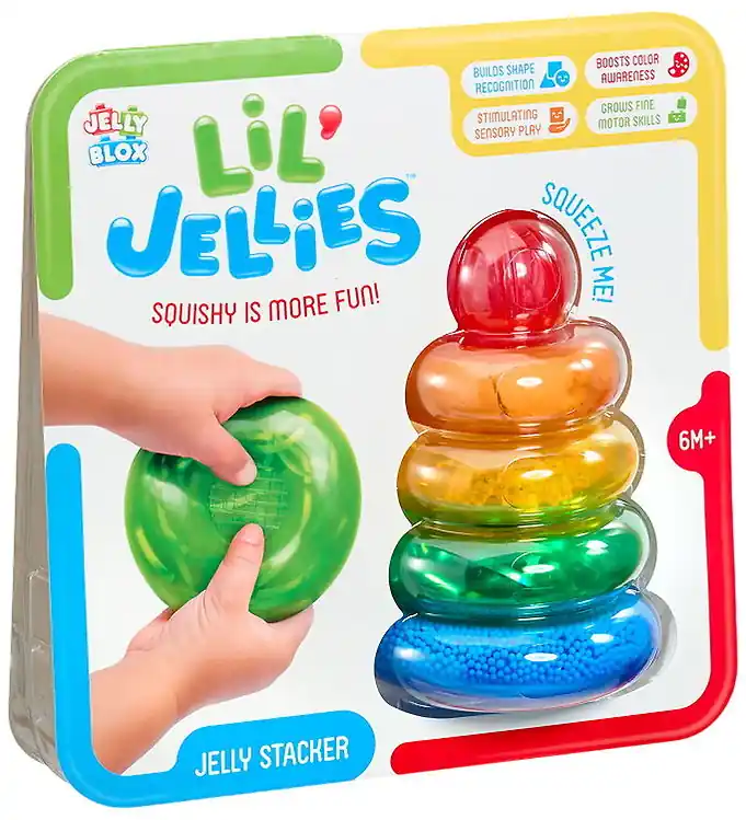 Jelly Blox Stapeltoren -26 cm - Lil' Jellies - Jelly Stapelbaar Op = Op