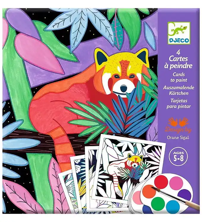Weekendaanbieding Djeco Creatieve Speelset - Kleurboek - Het Regenwoud