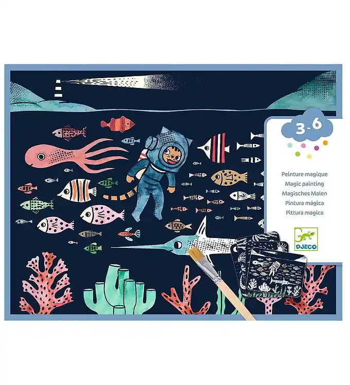 Djeco Creatieve Speelset - Magisch waterschilderij - In de zee Superprijs