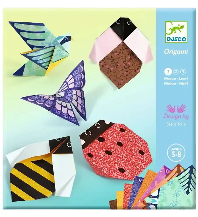 Express Levering Djeco Creatieve Speelset - Origami - In mijn tuin - Niveau 1