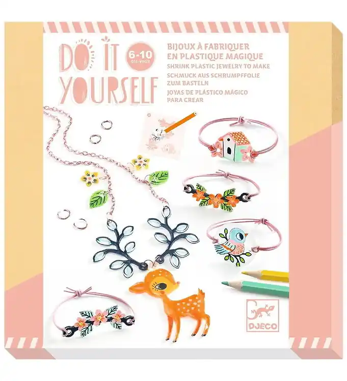Djeco Creatieve Speelset - Doe het zelf - Krimpfolie - Hert En v Weekendaanbieding