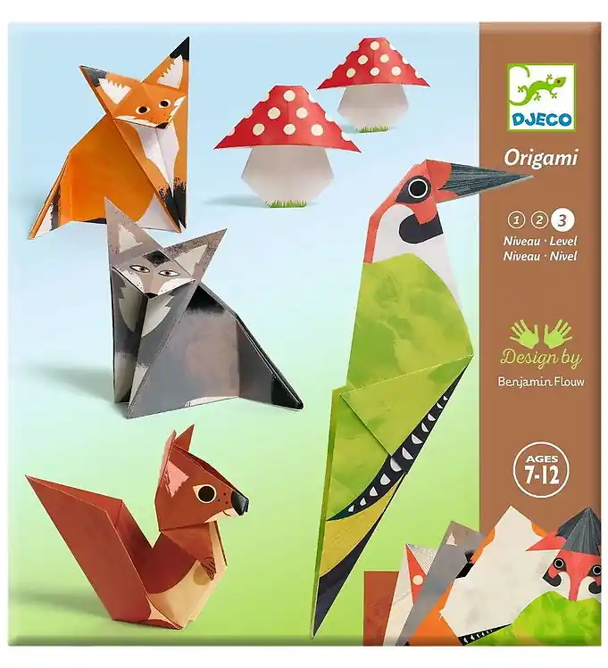 Djeco Creatieve Speelset - Origami - Een wandeling in het bos - Goedkoop