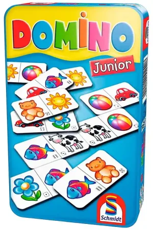 Premium Spilbræt - Domino Junior - Aluminium Box