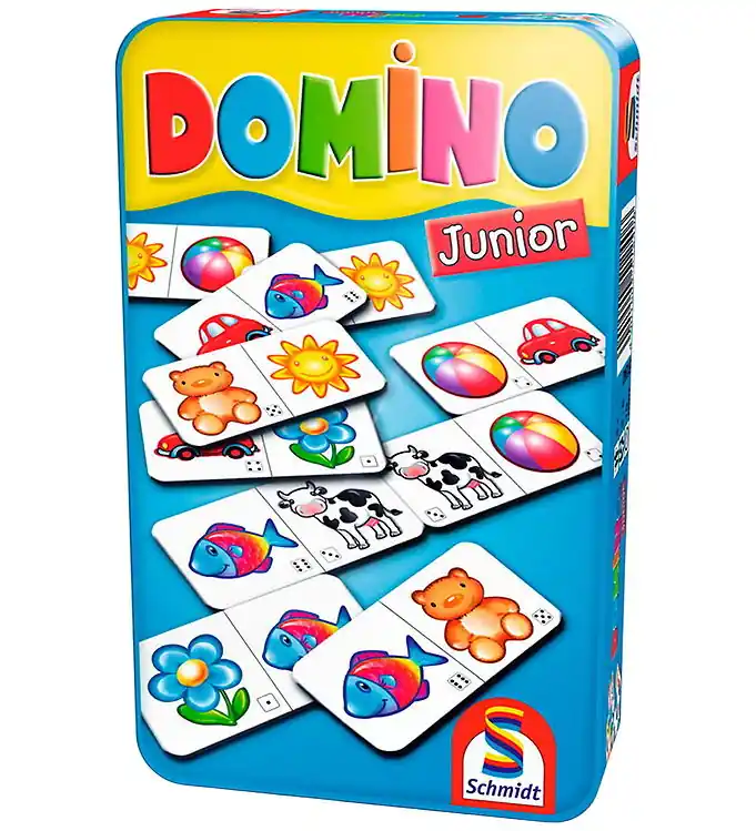 Premium Spilbræt - Domino Junior - Aluminium Box