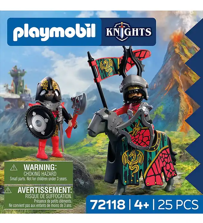 Koop Vandaag Playmobil Ridders - Drakenridders Leider - 72118 - 25 Onderdelen