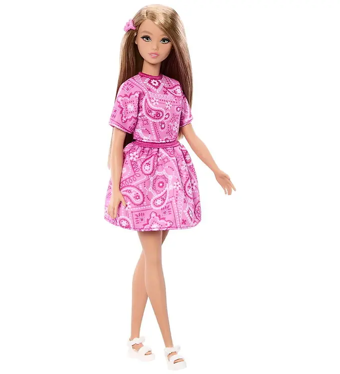 Beperkt Aanbod Barbie Pop - 30 cm - Fashionista - Roze Paisley