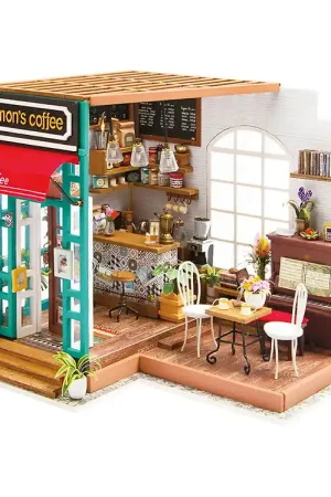 Hoge Kwaliteit Rolife Miniatuurdiorama - DIY - Simon's Koffie DG109 - 203 Onder