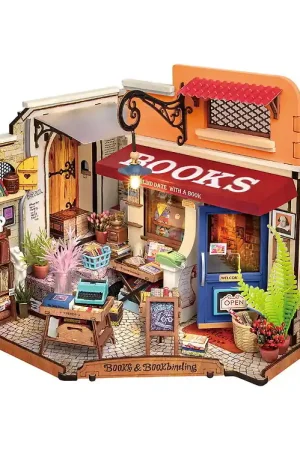 Rolife Miniatuurdiorama - DIY - Corner Bookstore DG164 - 108 De Gecertificeerd